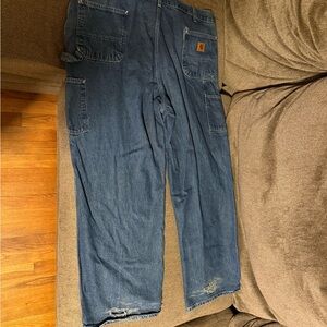 2 Pairs Carhartt Men's Relaxed Fit Carpenter Jeans